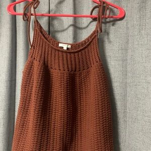 Sweater Tank Top